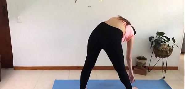  I fucked my sister while she was doing yoga